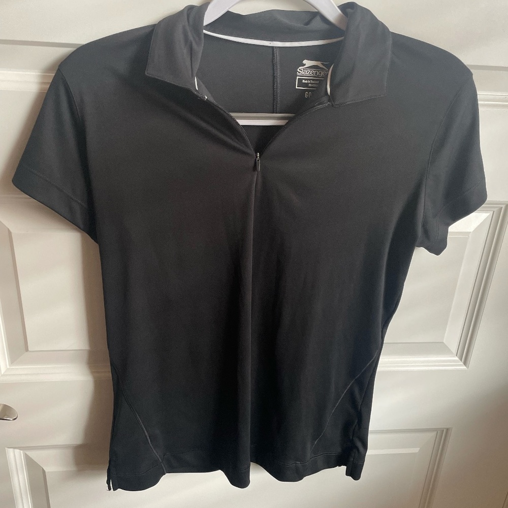 Slazenger Golf Black Womens Top